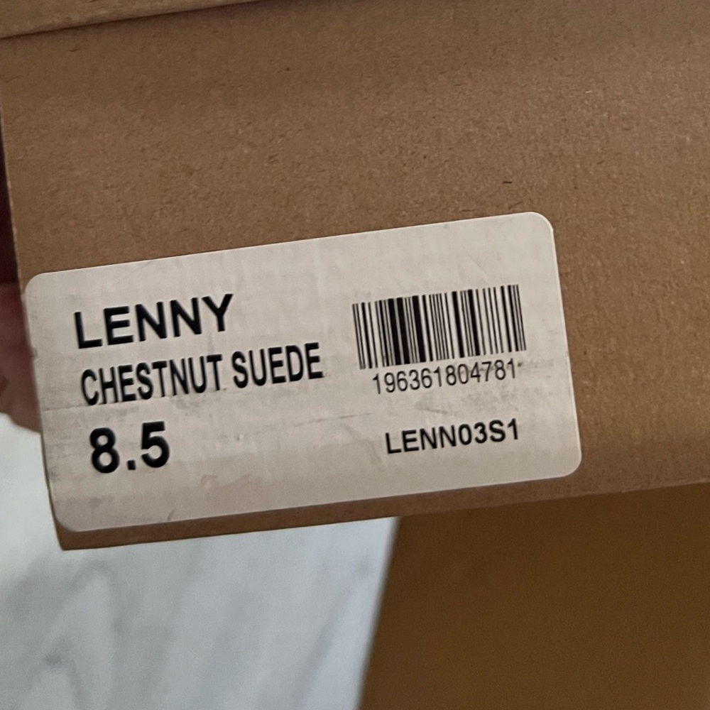 Steve Madden Lenny Suede Ankle Boots Chestnut - Picture 7 of 7